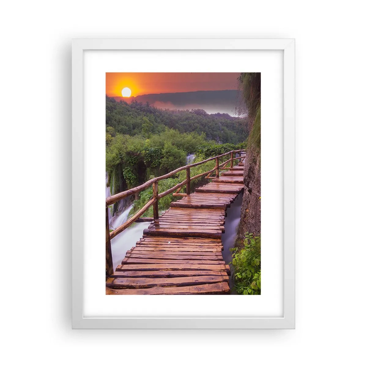 Affiche dans un cadre blanc - Poster - La beauté au-delà de la croyance - 30x40 cm