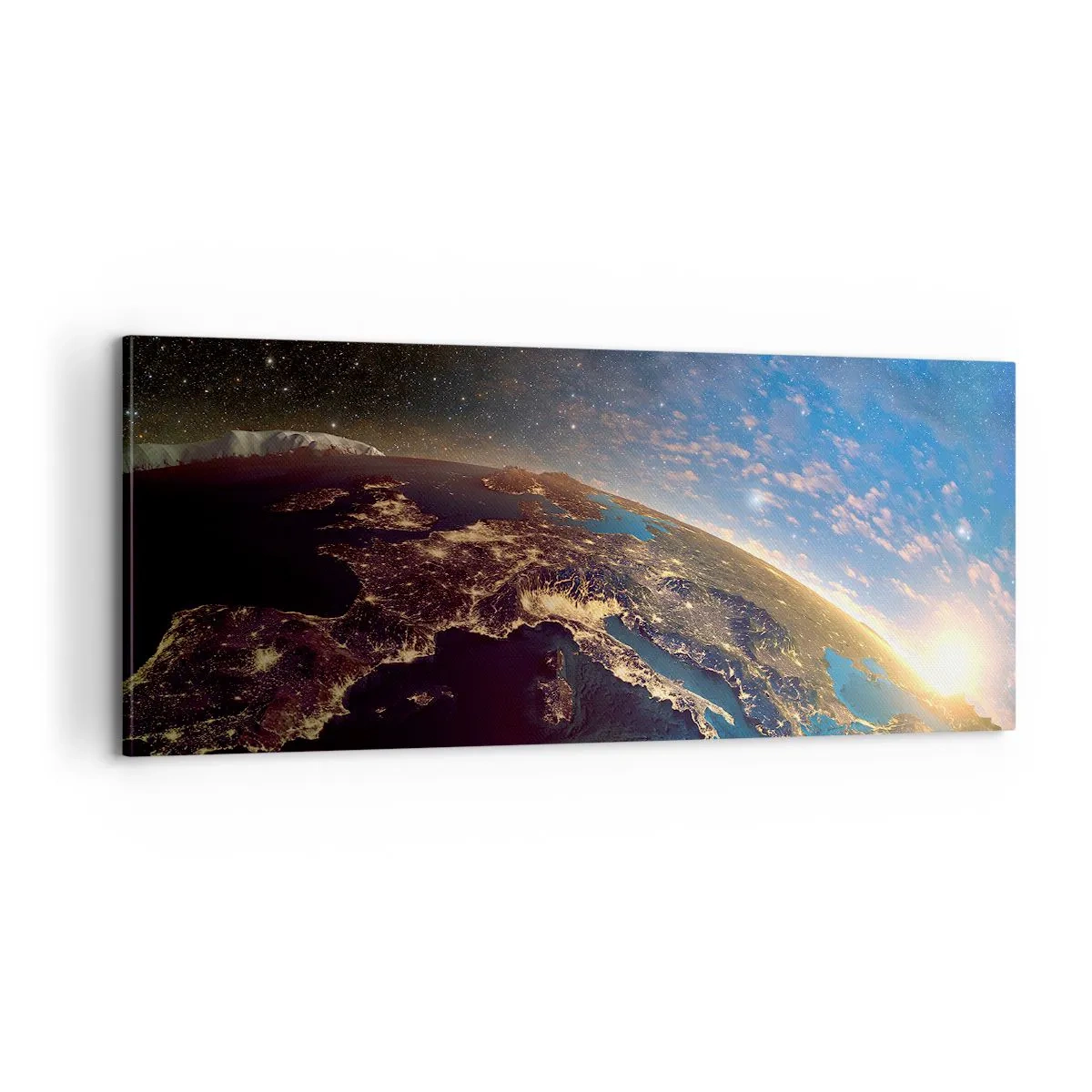 Impression sur toile - Image sur toile - Regardons-nous de loin - 100x40 cm
