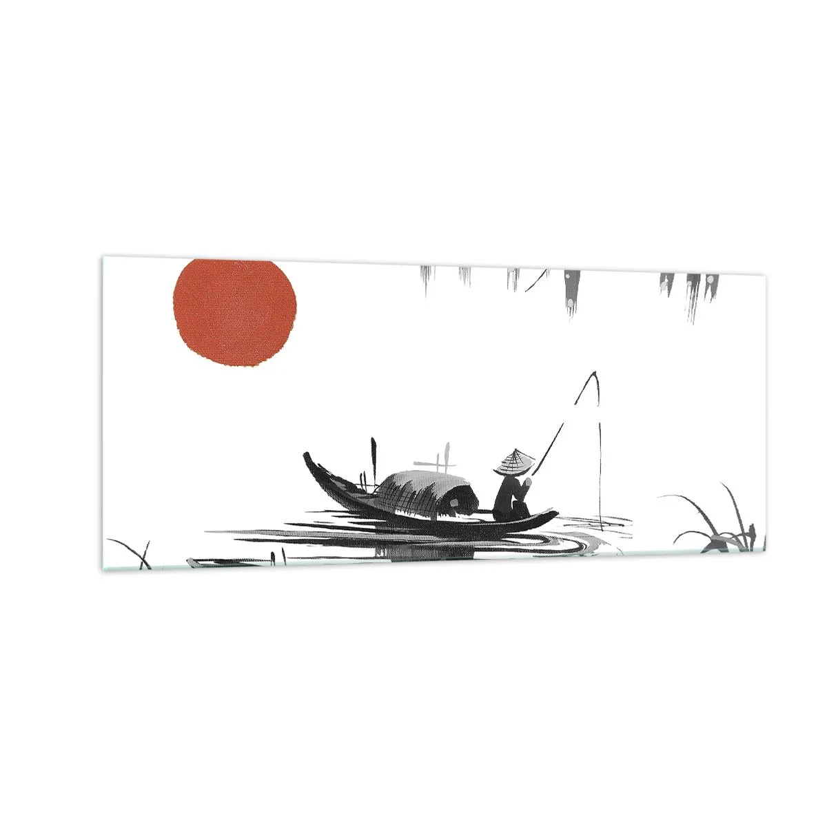 Impression sur verre - Image sur verre - Après-midi asiatique - 100x40 cm