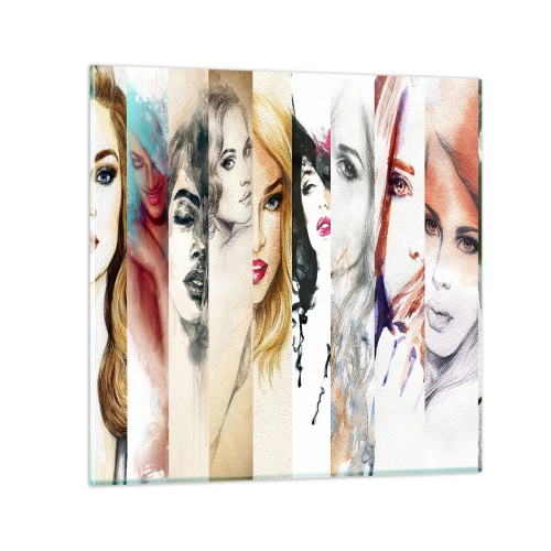 Impression sur verre - Image sur verre - Et c'est toujours TOI - 70x70 cm