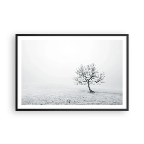 Affiche dans un cadre noir - Poster - Contre le néant - 91x61 cm