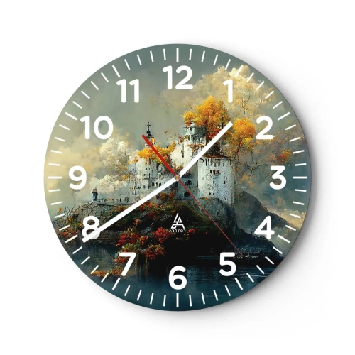 Horloge murale - Pendule murale - Le début d'une histoire romantique - 30x30 cm