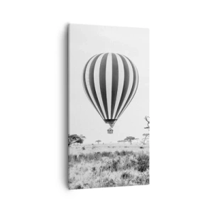 Impression sur toile - Image sur toile - Au dessus de la savane - 55x100 cm