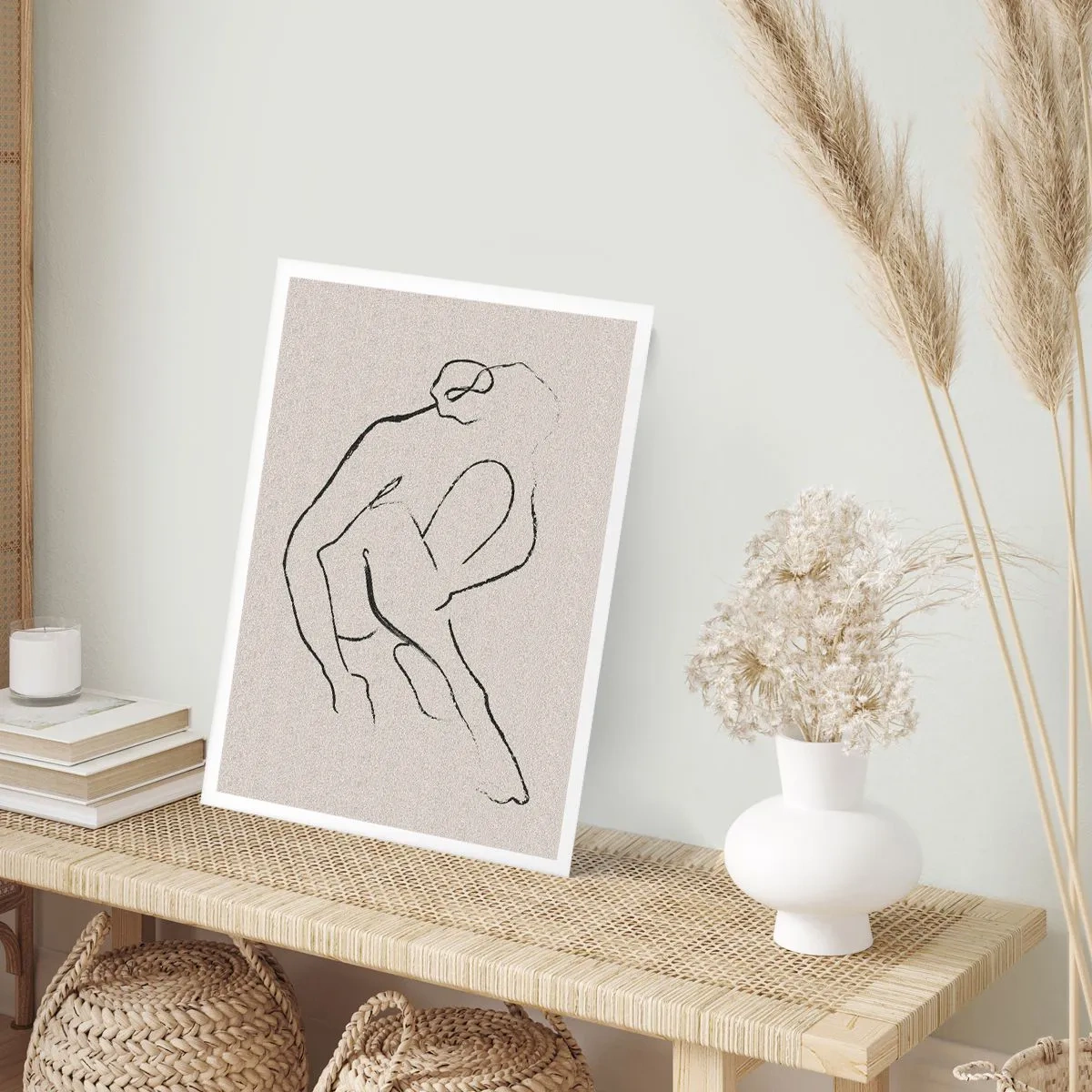 Affiche - Poster - Croquis intime - 30x40 cm