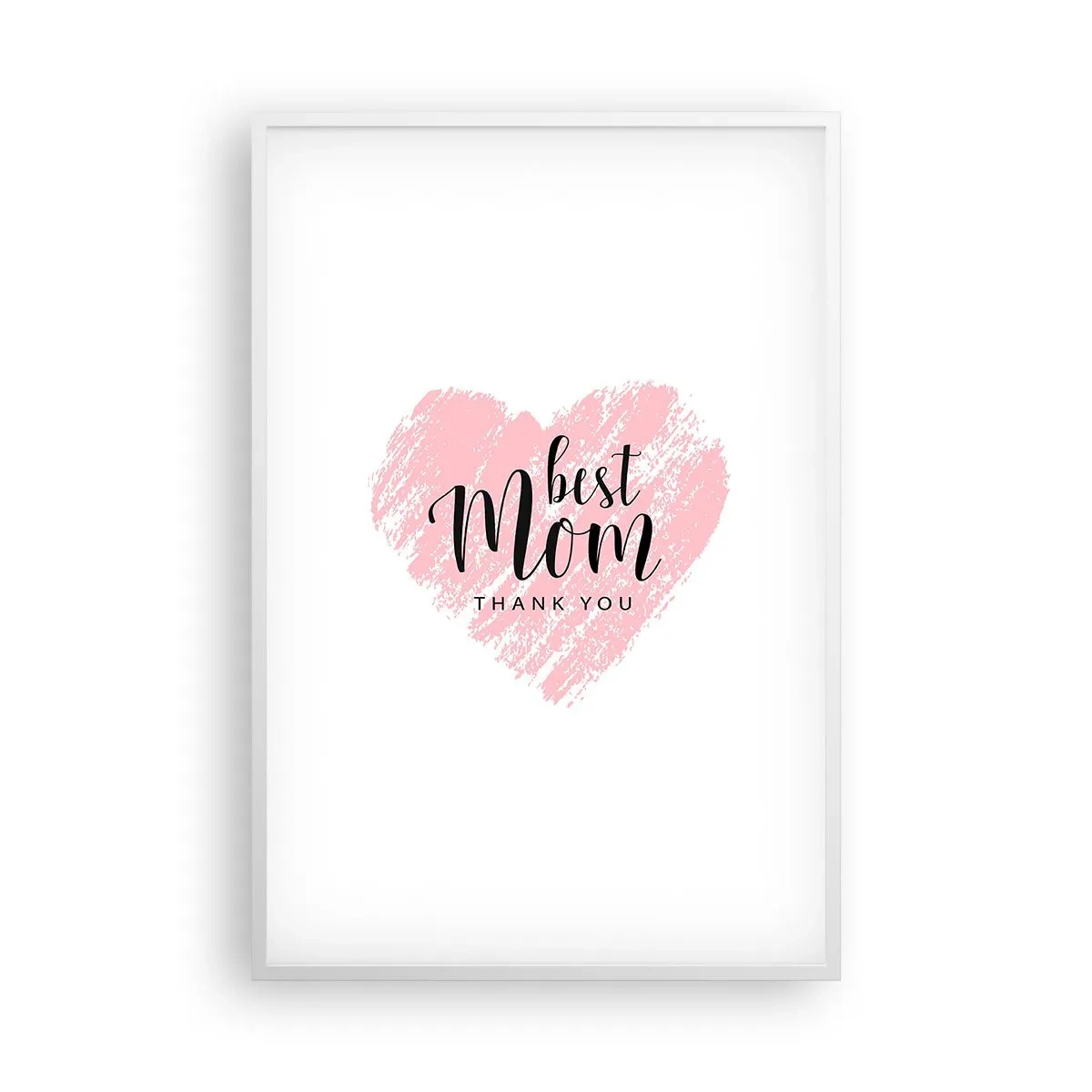 Affiche dans un cadre blanc - Poster - Toujours au bon moment - 61x91 cm