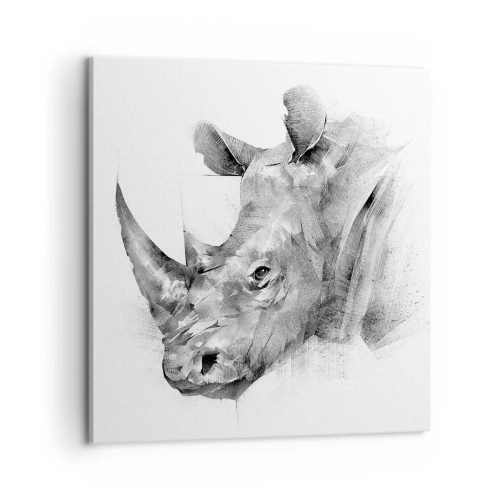 Impression sur toile - Image sur toile - Potrait africain - 60x60 cm