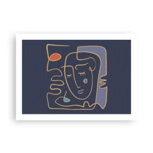 Affiche - Poster - En réflexion - 70x50 cm