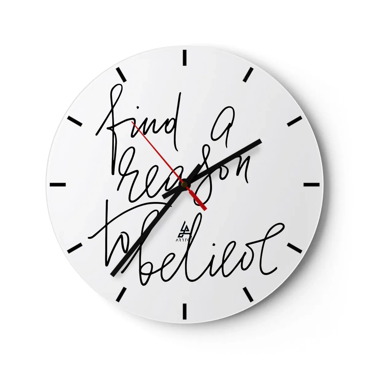Horloge murale - Pendule murale - C'est possible - 30x30 cm