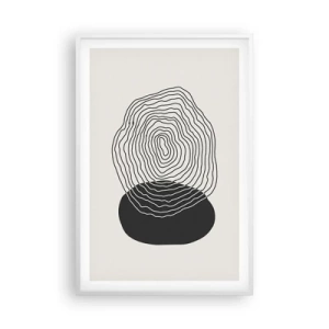 Affiche dans un cadre blanc - Poster - Durabilité et oscillation - 61x91 cm