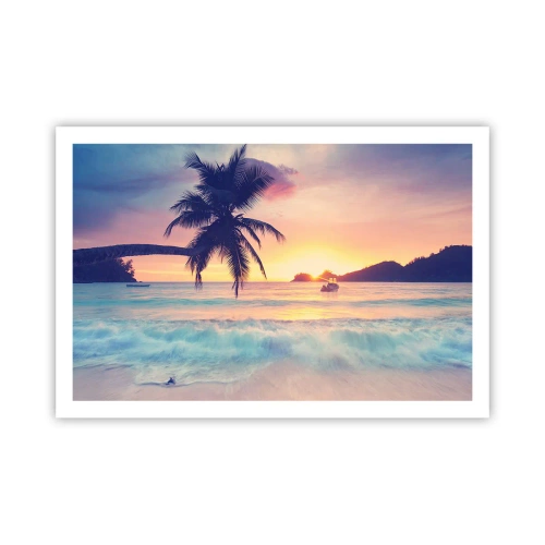 Affiche - Poster - Une soirée à la baie - 91x61 cm