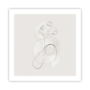 Affiche - Poster - Spirale de beauté - 50x50 cm