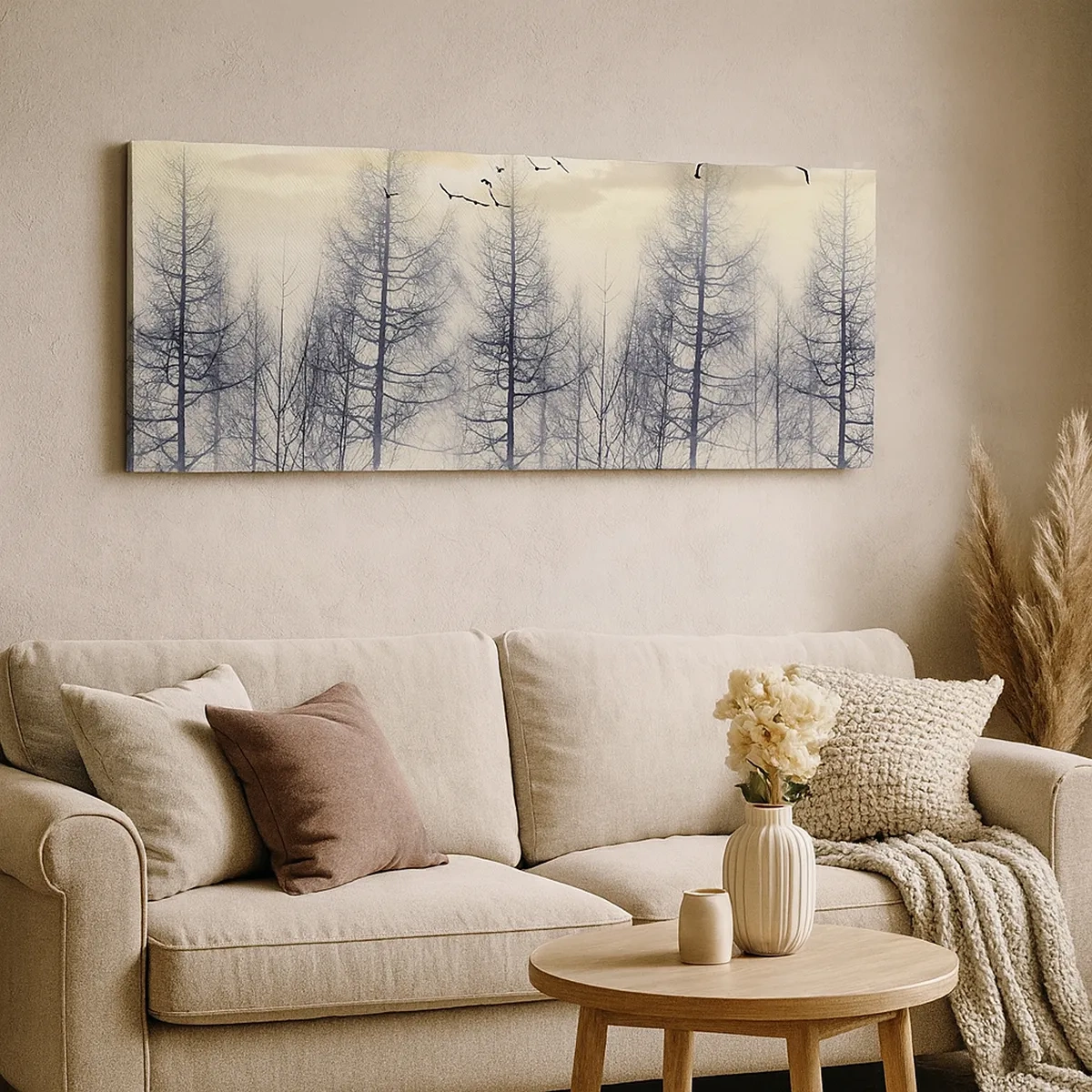 Impression sur toile - Image sur toile - L'âme de la forêt - 30x30 cm