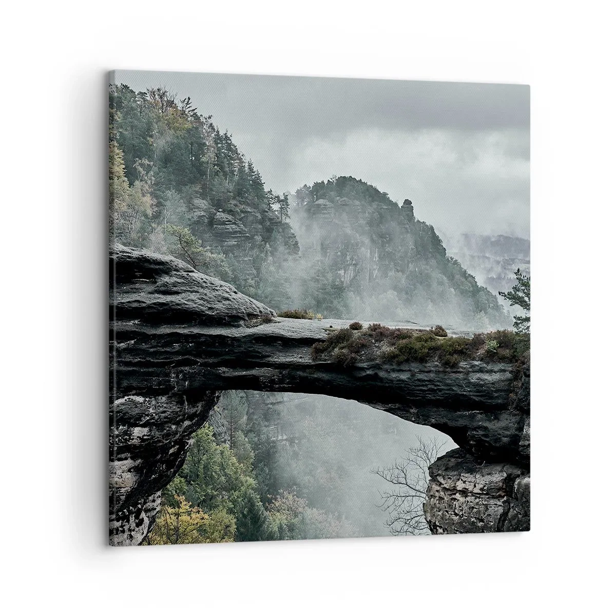 Impression sur toile - Image sur toile - L'aventure est sur le point de commencer - 50x50 cm