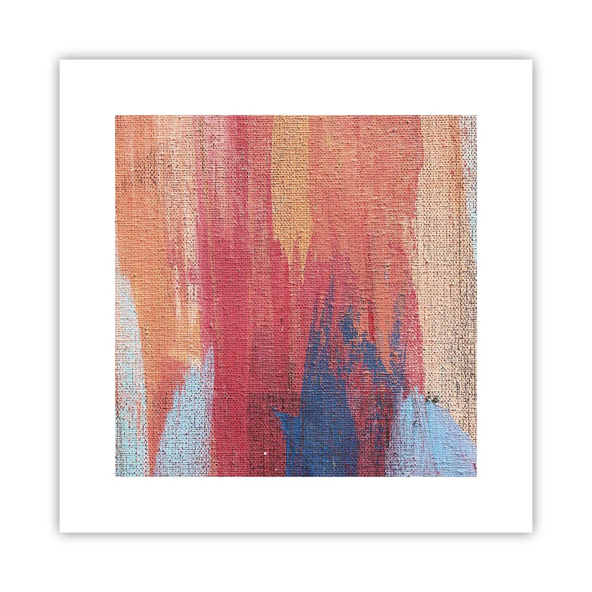 Affiche - Poster - Ecoulement de l'arc-en ciel - 30x30 cm
