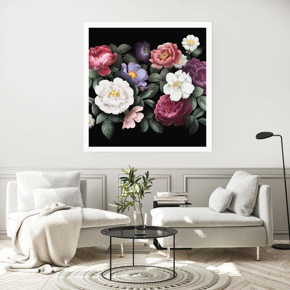 Affiche - Poster - D'un jardin anglais - 30x30 cm