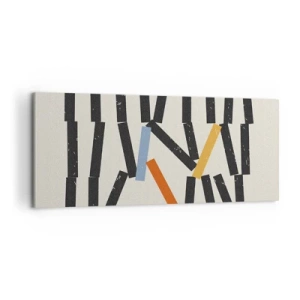 Impression sur toile - Image sur toile - Dominos – composition - 100x40 cm