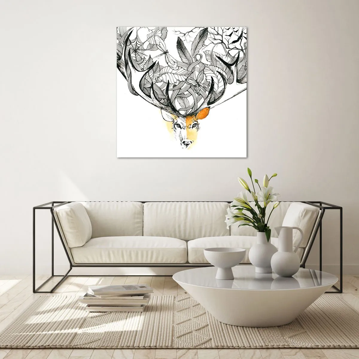 Impression sur verre - Image sur verre - Corne d'abondance - 60x60 cm