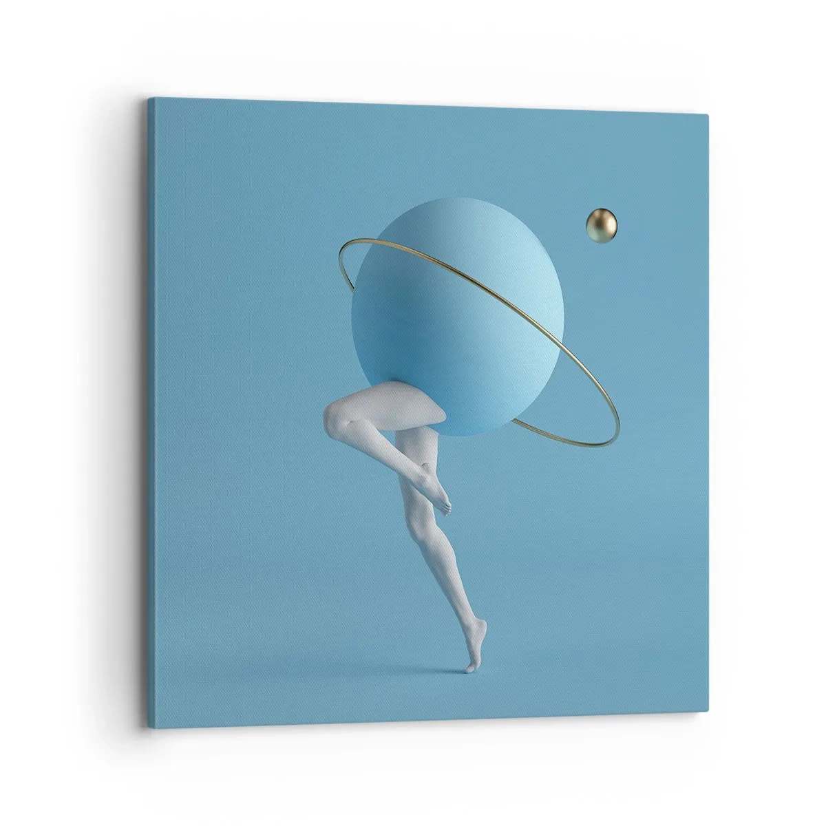 Impression sur toile - Image sur toile - Et les planètes deviennent folles - 70x70 cm