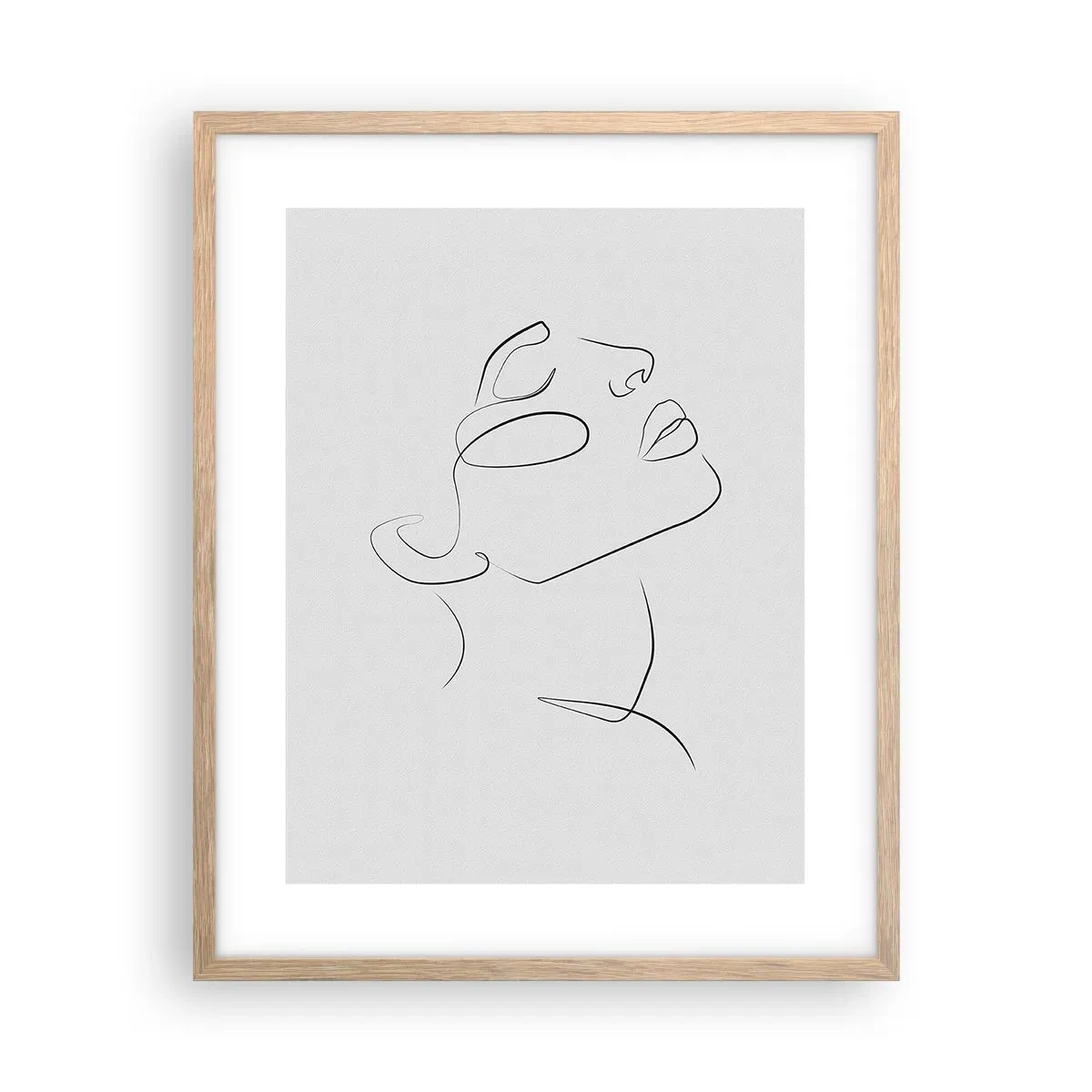 Affiche dans un chêne clair - Poster - Méandre du rêve - 40x50 cm