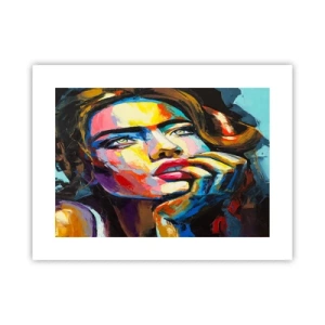 Affiche - Poster - Les rêves volent dans le ciel comme des oiseaux - 40x30 cm