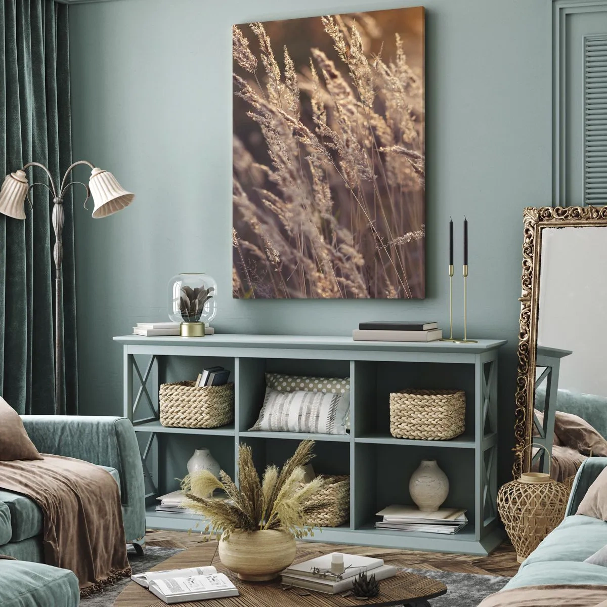 Impression sur toile - Image sur toile - Prêt à accueillir l'automne - 45x80 cm