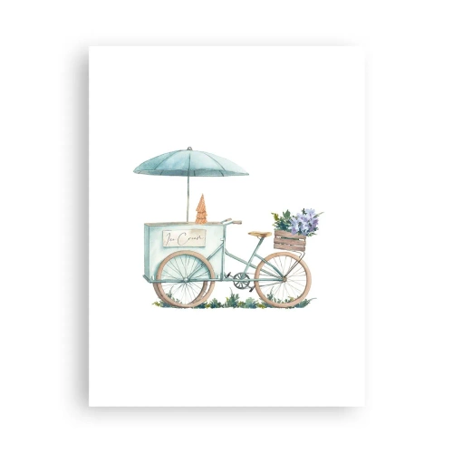 Affiche - Poster - Doux souvenir d'été - 30x40 cm