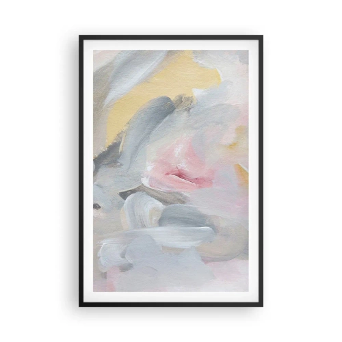 Affiche dans un cadre noir - Poster - Dans un monde pastel - 61x91 cm