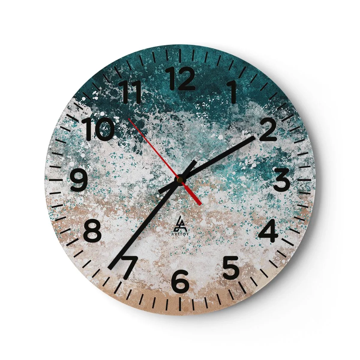 Horloge murale - Pendule murale - Histoires de la mer - 40x40 cm