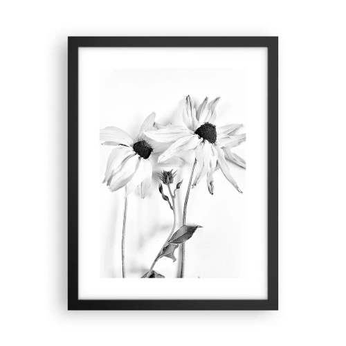 Affiche dans un cadre noir - Poster - Personne ne souhaite être seul - 30x40 cm