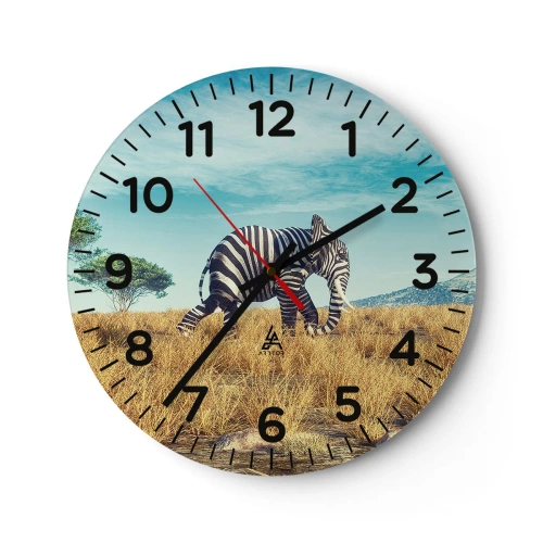 Horloge murale - Pendule murale - Le gris n'est déjà plus à la mode - 40x40 cm
