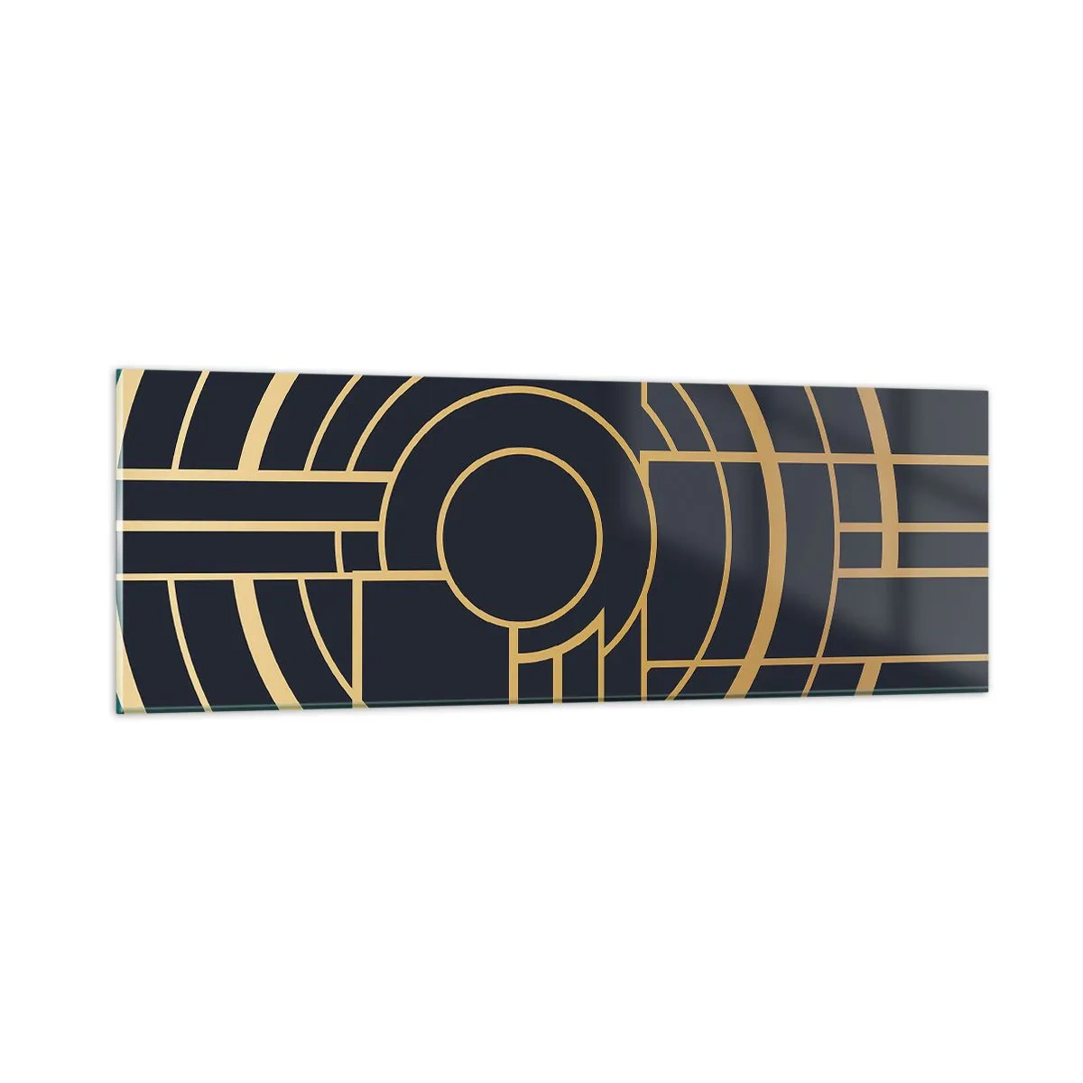 Impression sur verre - Image sur verre - Rotation des éléments - 90x30 cm