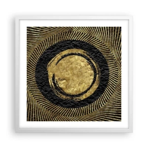 Affiche dans un cadre blanc - Poster - Composition glamour - 50x50 cm