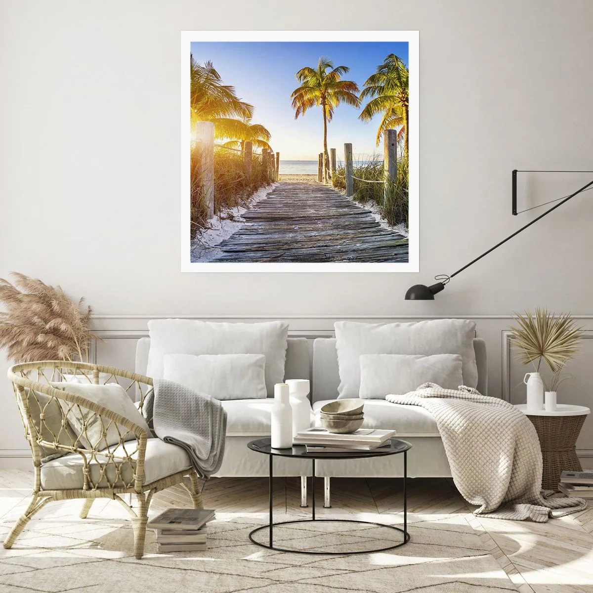 Affiche - Poster - Directement au paradis - 40x40 cm