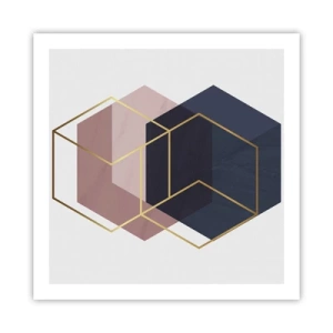 Affiche - Poster - Le pouvoir de la simplicité - 60x60 cm