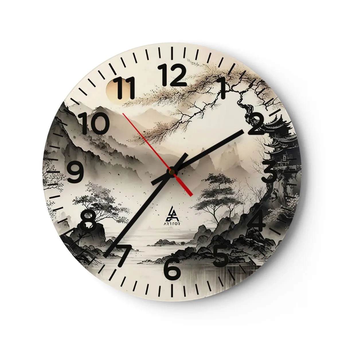 Horloge murale - Pendule murale - Le charme unique de l'Orient - 30x30 cm