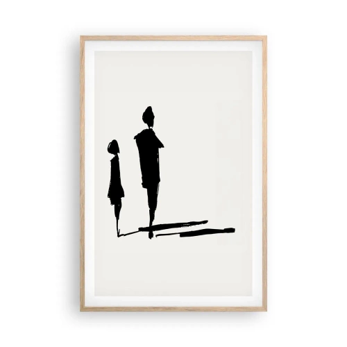 Affiche dans un chêne clair - Poster - Êtes-vous sûr qu'ils sont ensemble ? - 61x91 cm