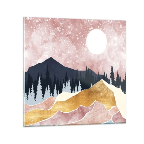 Impression sur verre - Image sur verre - Gardien de la nuit - 60x60 cm