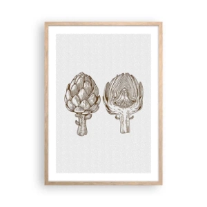 Affiche dans un chêne clair - Poster - Leçon d’anatomie - 50x70 cm