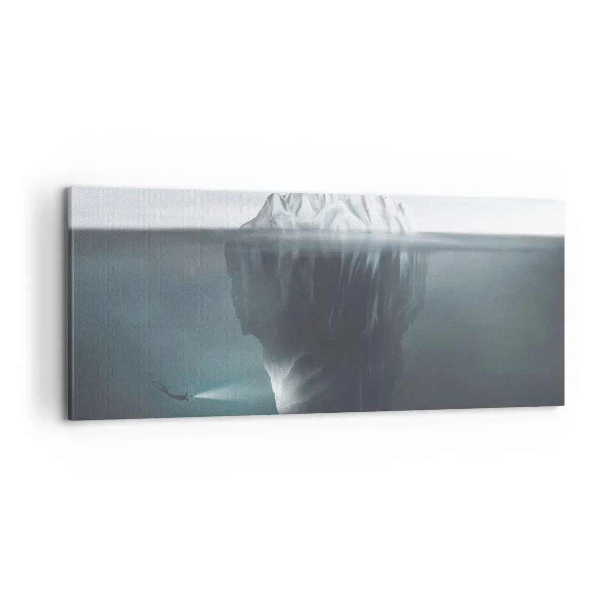 Impression sur toile - Image sur toile - Mystère sous-marin - 100x40 cm