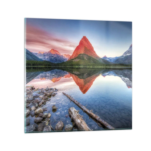 Impression sur verre - Image sur verre - Chaleur et fraicheur - 50x50 cm