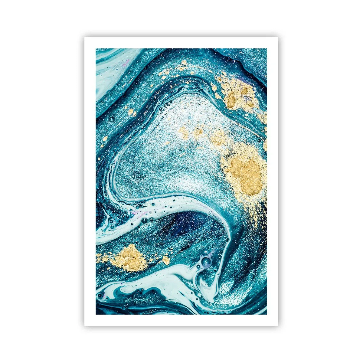 Affiche - Poster - Vortex bleu - 61x91 cm