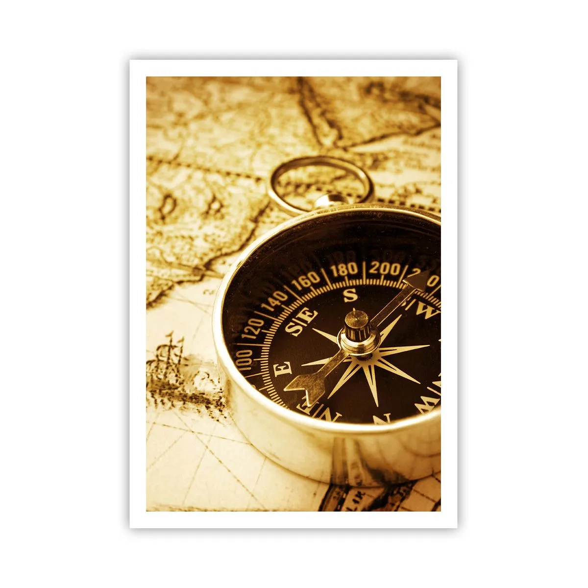 Affiche - Poster - Est ou ouest? - 70x100 cm
