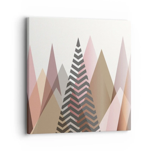 Impression sur toile - Image sur toile - Vue pyramidale - 40x40 cm