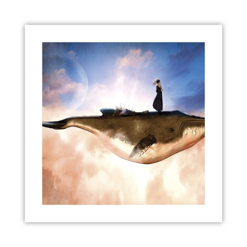 Affiche - Poster - Voyage irréel - 40x40 cm