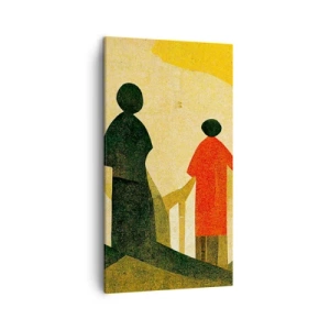 Impression sur toile - Image sur toile - La route est encore longue - 45x80 cm