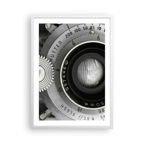 Affiche dans un cadre blanc - Poster - Histoire d'Hollywood - 50x70 cm