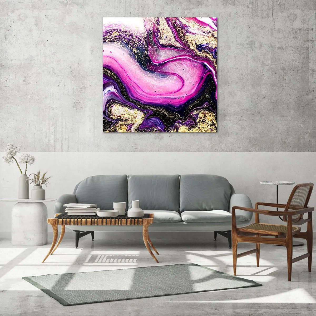 Impression sur verre - Image sur verre - Un instant dans les coulisses - 30x30 cm