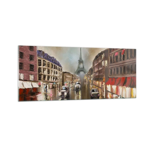 Impression sur verre - Image sur verre - Elle seule compte - 100x40 cm