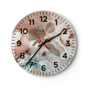 Horloge murale - Pendule murale - L'esprit du romantisme - 30x30 cm