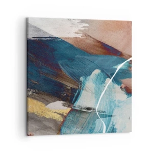Impression sur toile - Image sur toile - Avec panache et énergie - 60x60 cm